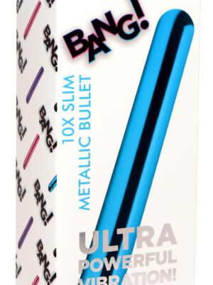 10x slim metallic bullet blue