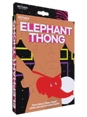 elephant thong red one size