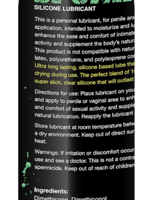 spunk lube pure silicone cap 8 fl oz spunk lube pure silicone cap 8 fl oz