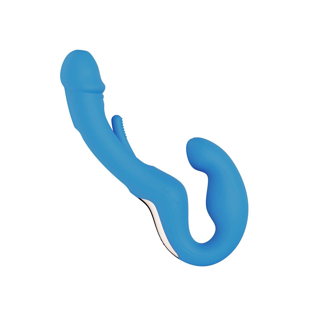 harmony duo app controlled strapless strap on blue