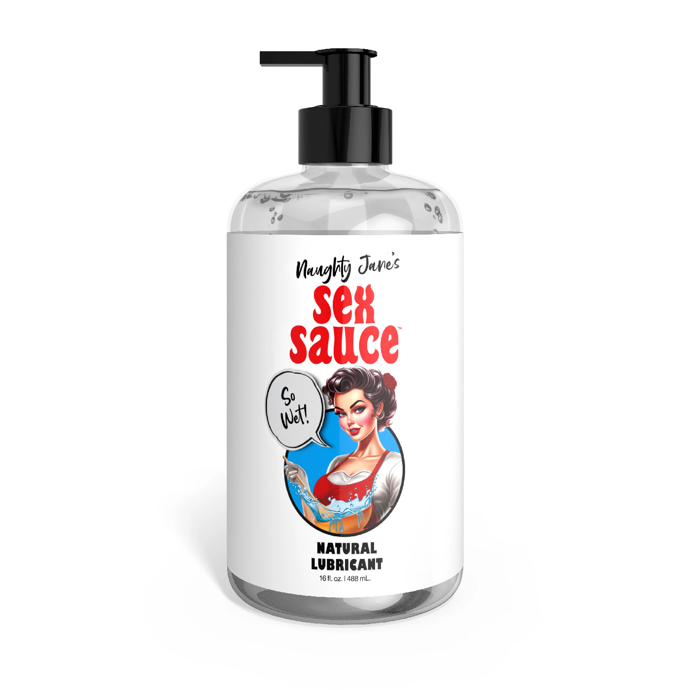 naughty jane's sex sauce natural lubricant 16oz naughty jane's sex sauce natural lubricant 16oz