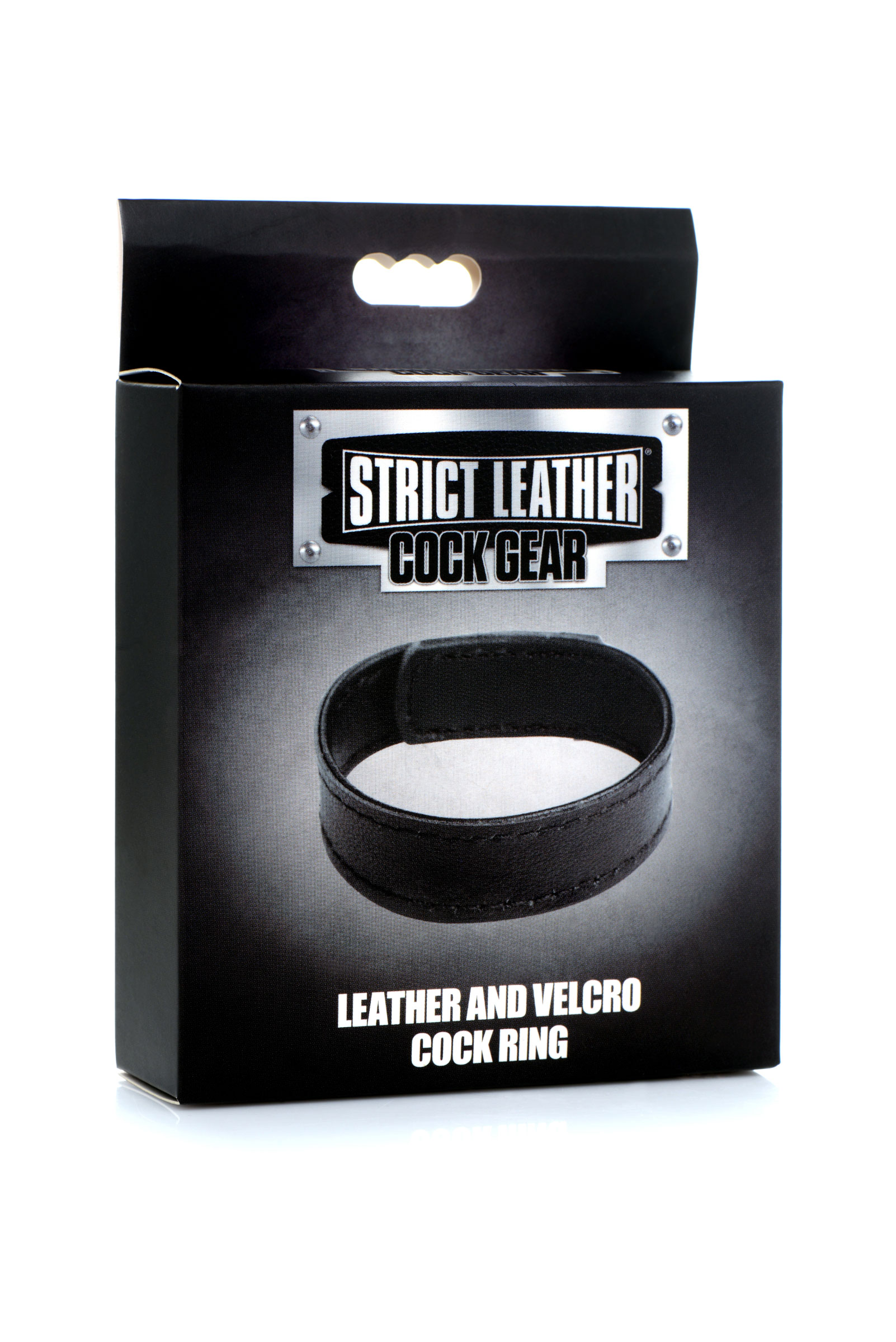leather and velcro cock ring black leather and velcro cock ring black