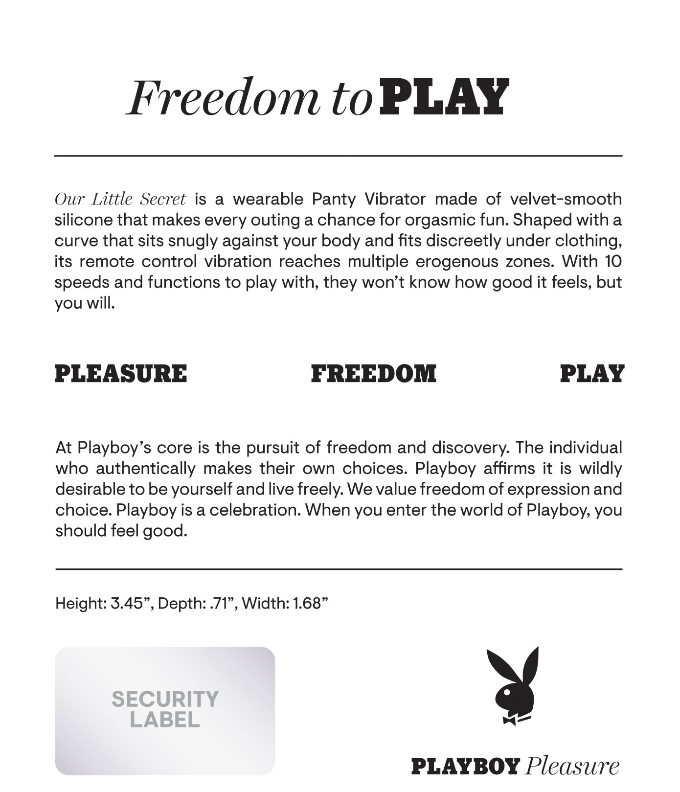 playboy pleasure our little secret vibrator dark purple playboy pleasure our little secret vibrator dark purple