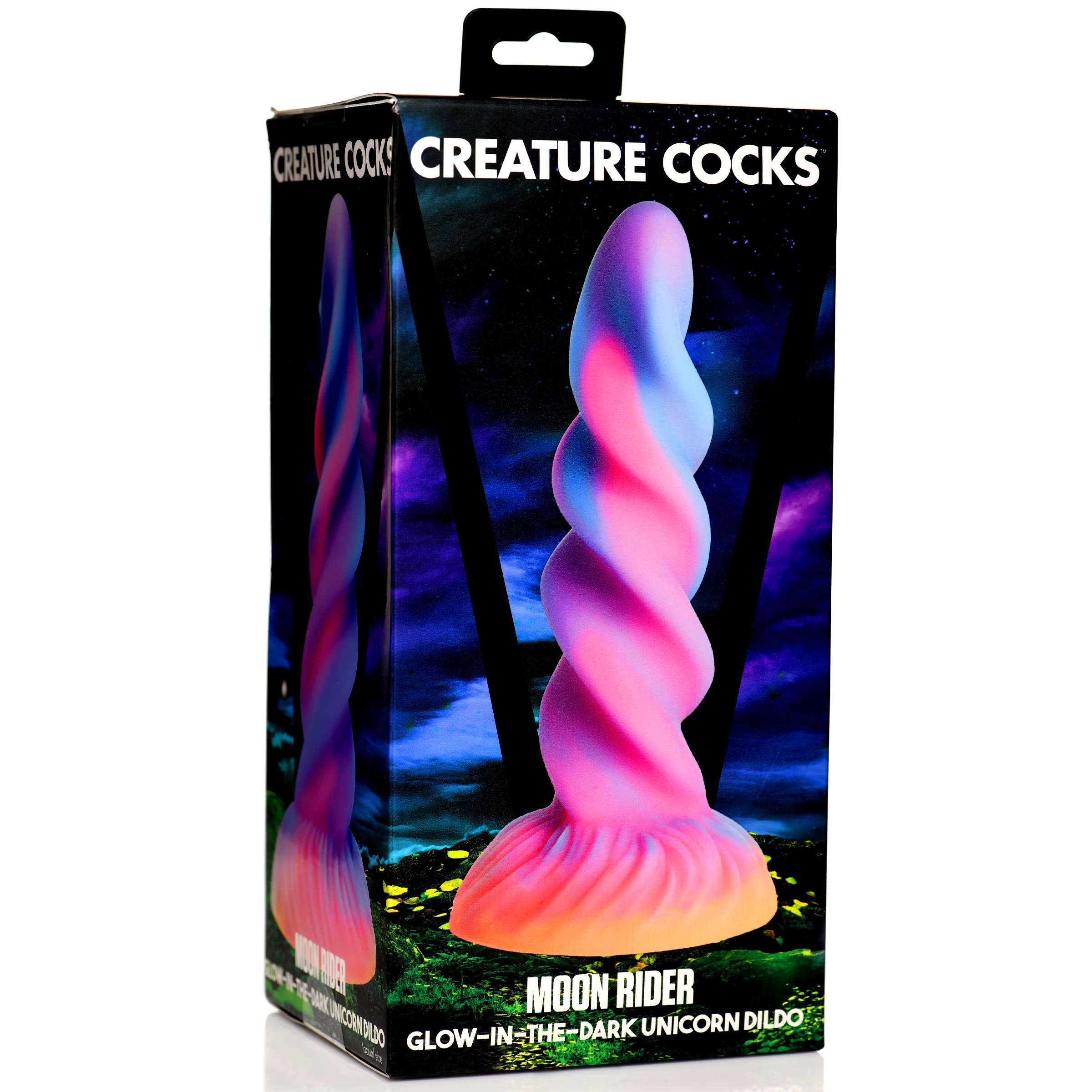 moon rider glow in the dark unicorn dildo