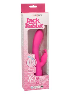 jack rabbit elite rocking rabbit pink