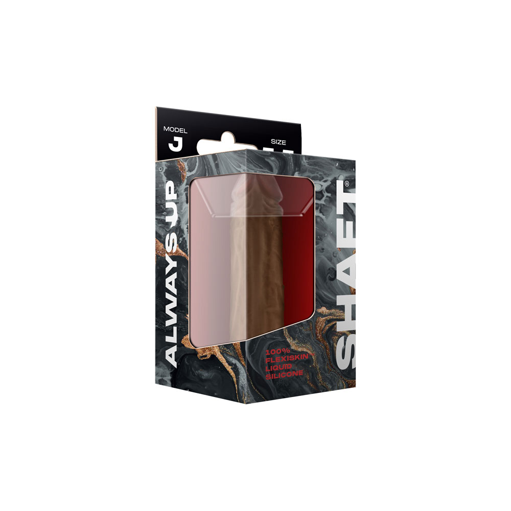 shaft model j 5.5 inch liquid silicone dong oak