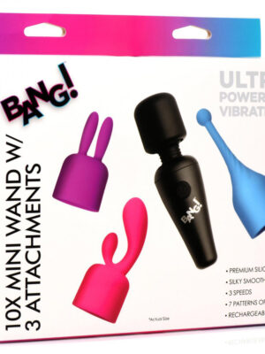 bang 10x mini wand with 3 attachments