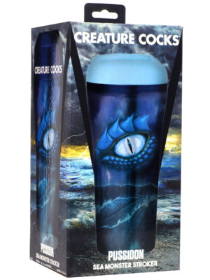 pussidon sea monster stroker blue