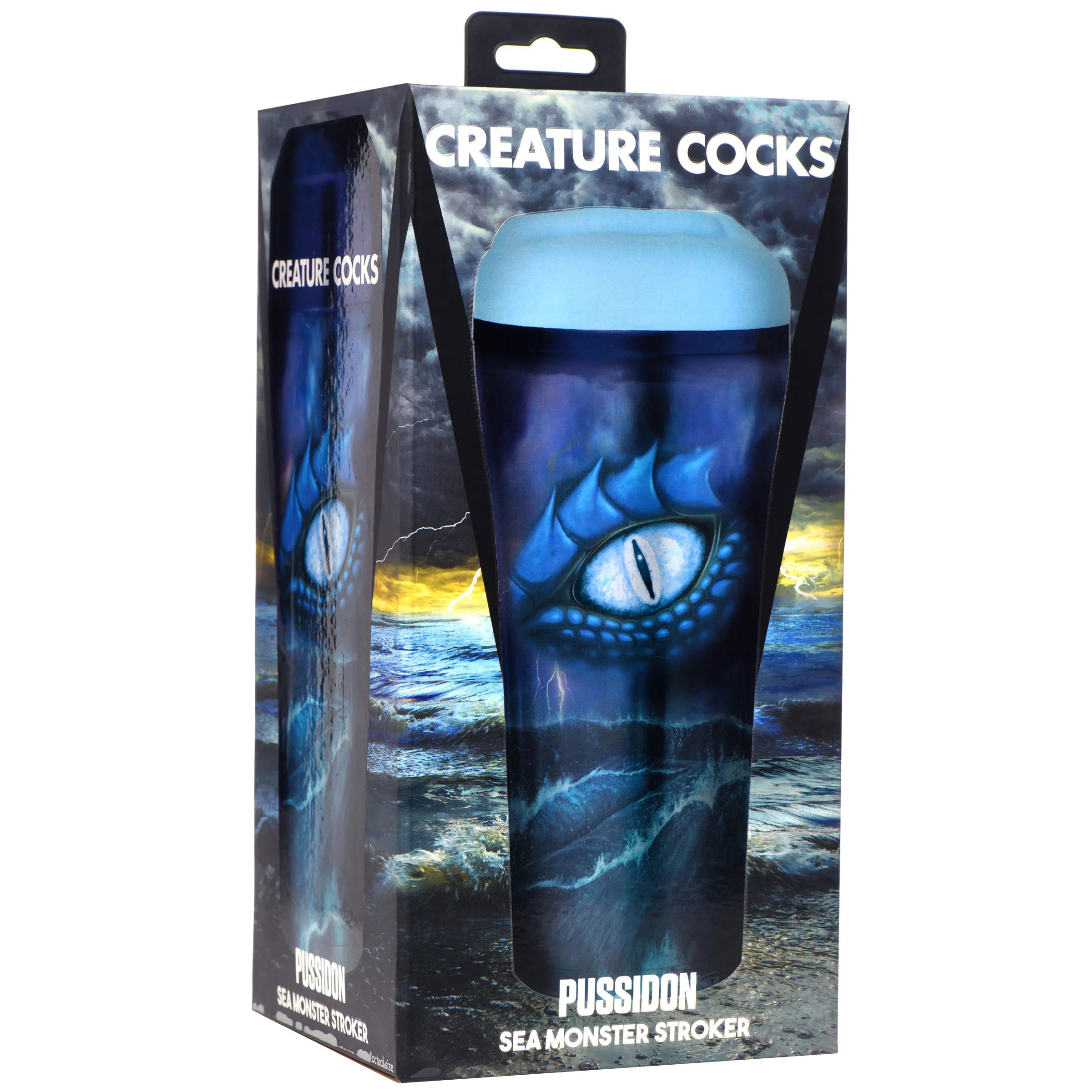 pussidon sea monster stroker blue