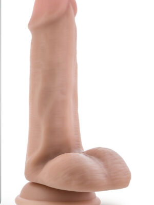 dr. skin dr. jeffrey 6.5 inch dildo with balls beige