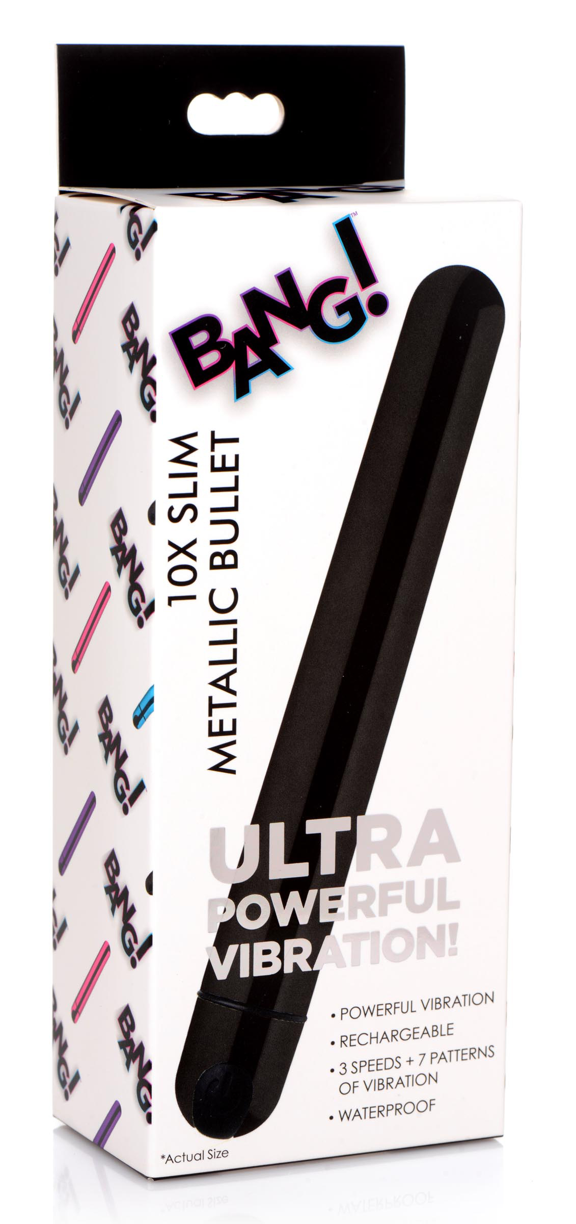 10x slim metallic bullet black