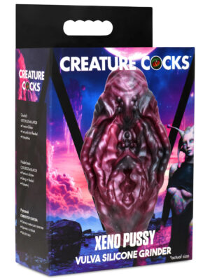 xeno pussy vulva silicone grinder red/black