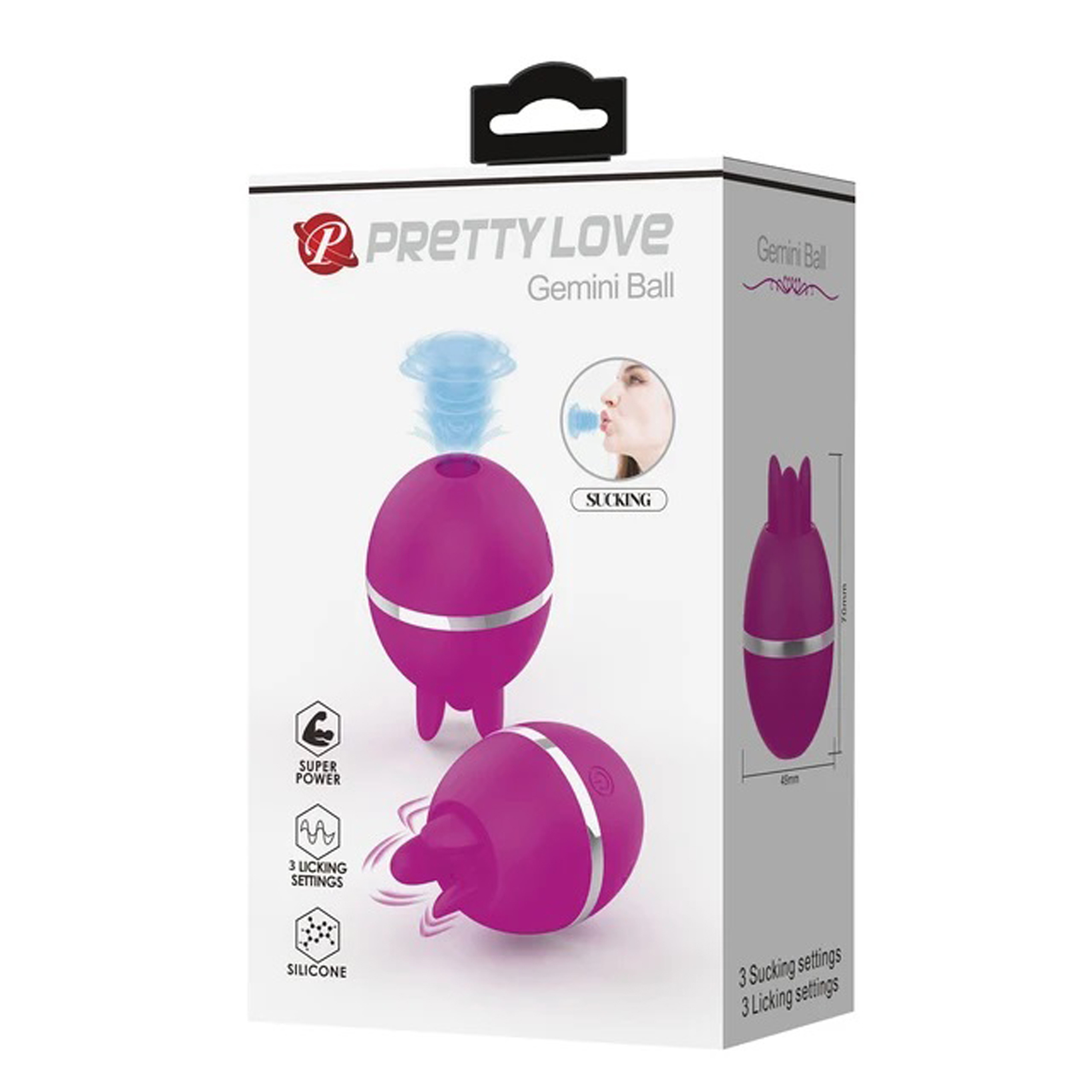 pretty love gemini ball fuchsia