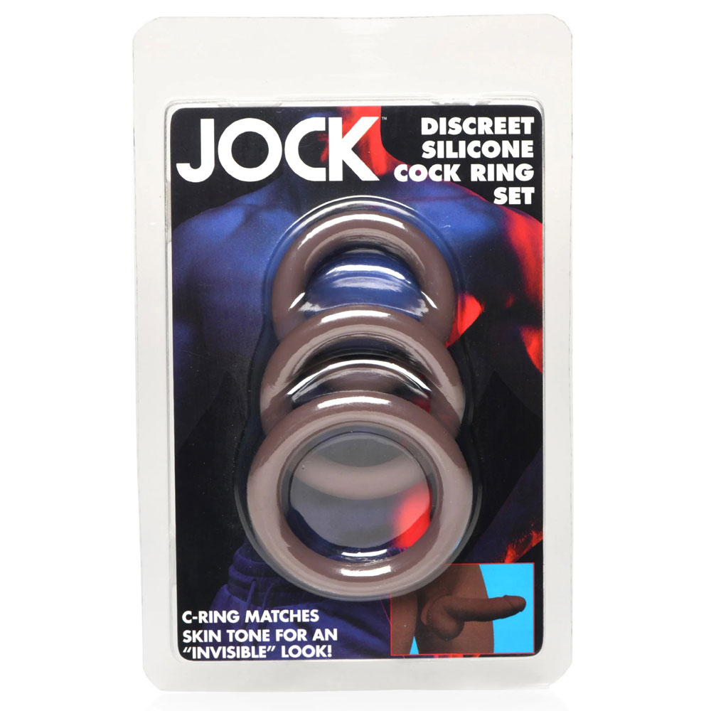 jock silicone cock ring set in dark jock silicone cock ring set in dark