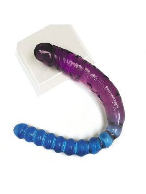 shade 17 inch double dong violet and blue