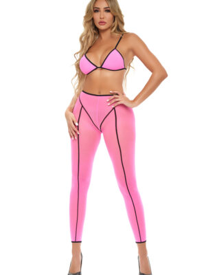 double vision 2pc bra set pink double vision 2pc bra set pink