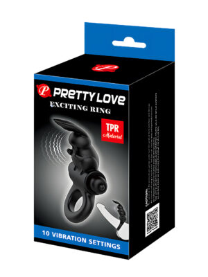 pretty love exciting ring black