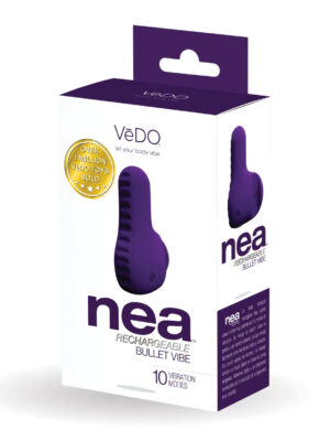 nea rechargeable finger vibe deep purple