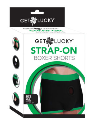 strap on black/green boxers m/l strap on black/green boxers m/l
