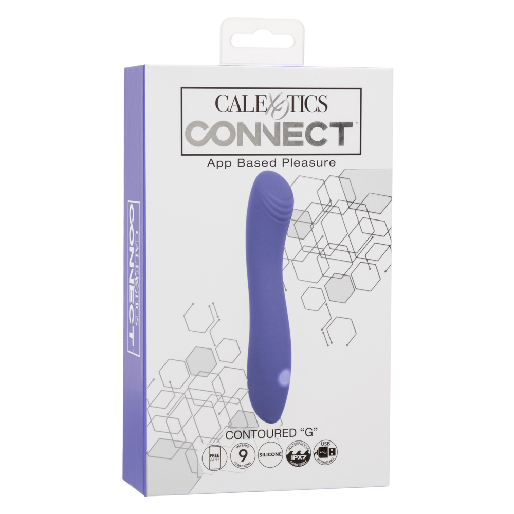 calexotics connect contoured "g" periwinkle