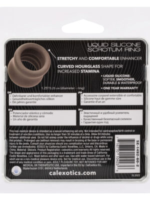 alpha liquid silicone scrotum ring gray gray