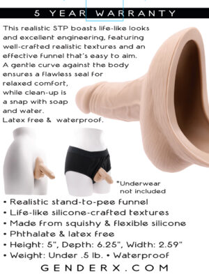 stand to pee silicone light
