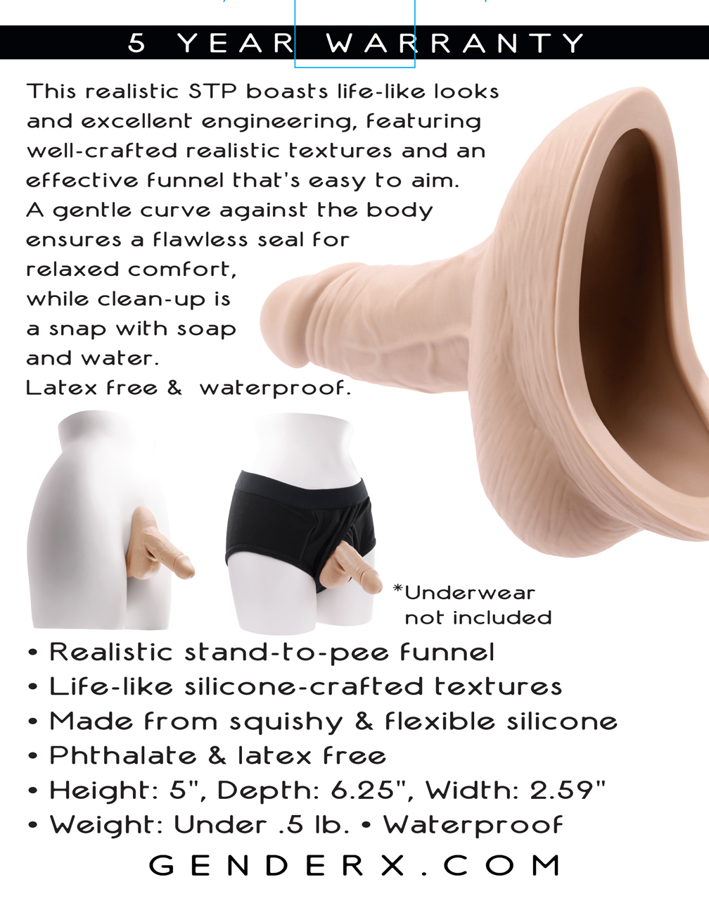 stand to pee silicone light