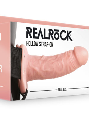 hollow strap on without balls 6 inch flesh