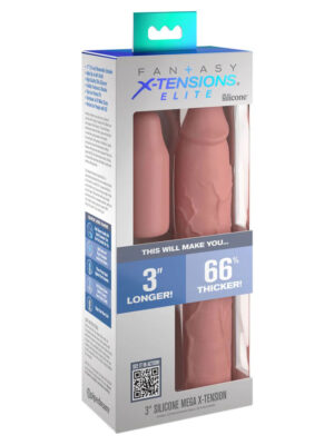 fantasy x tensions elite 9 inch sleeve with 3 inch plug light