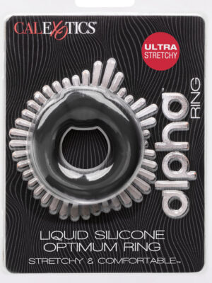 alpha liquid silicone optimum ring black
