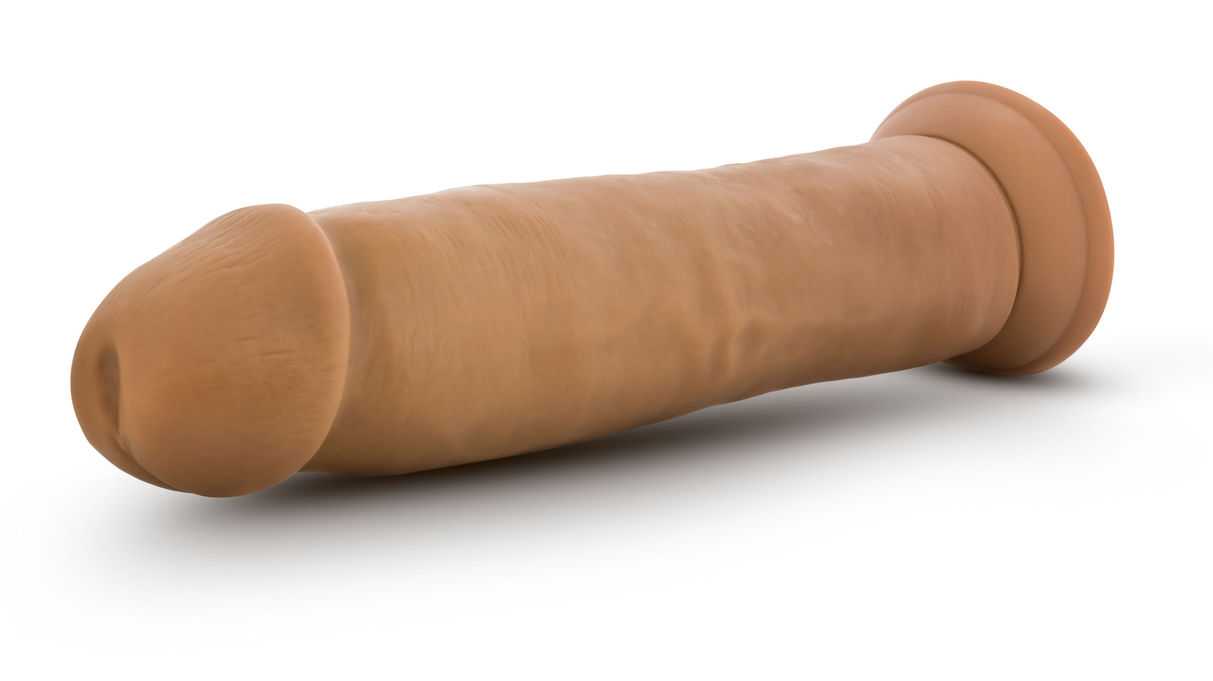 dr. skin silicone dr. henry 9 inch dildo with suction cup mocha