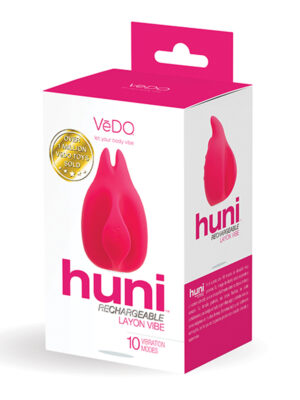 huni rechargeable finger vibe foxy pink