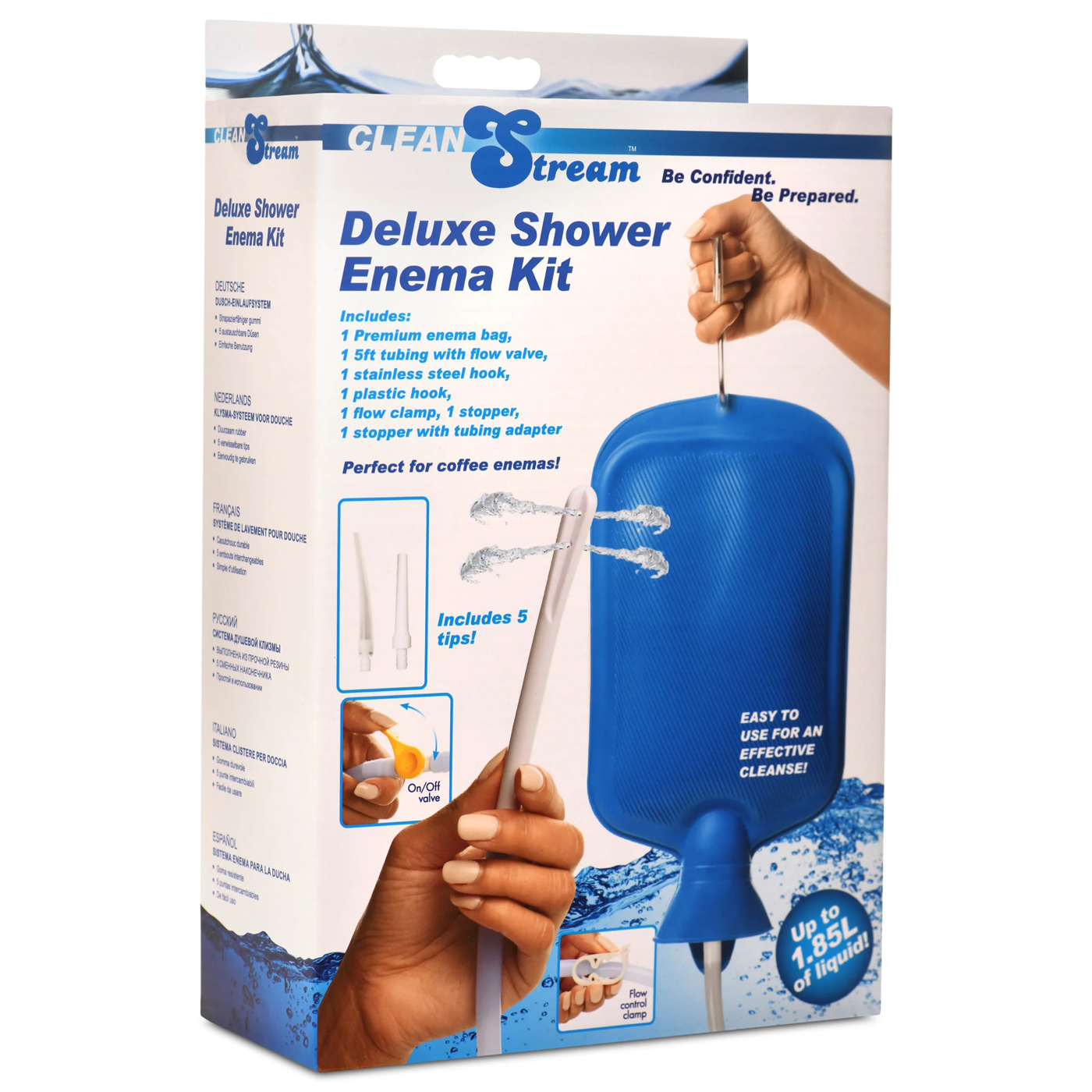 deluxe shower enema kit blue deluxe shower enema kit blue
