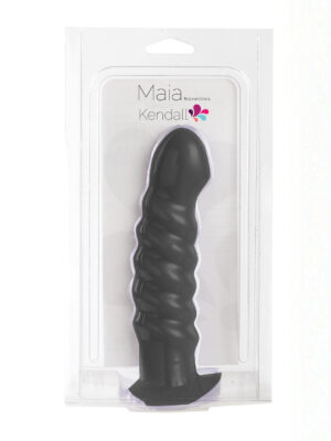 kendall silicone dong swirled satin finish black