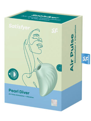 satisfyer pear diver air pulse stimulator plus vibration mint