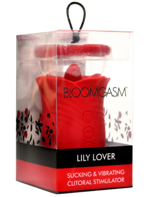 lily lover sucking and vibrating clitoral stimulator red