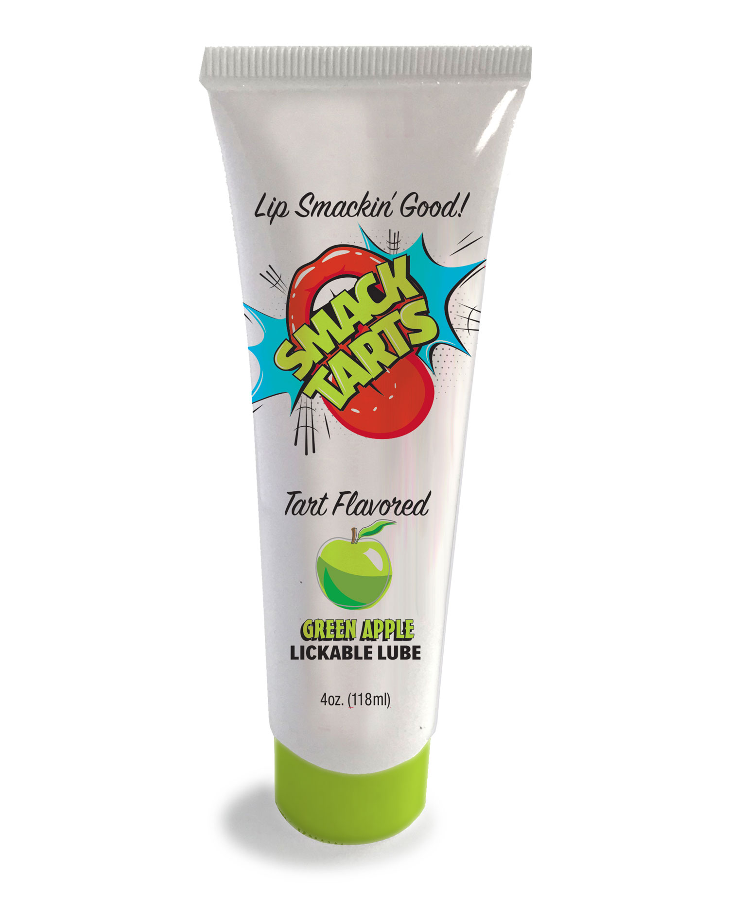 smack tarts 4oz lickable flavored lubricant green apple
