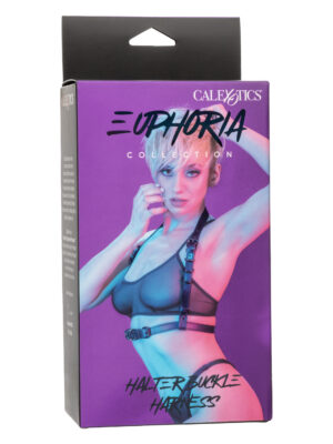 euphoria collection halter buckle harness black euphoria collection halter buckle harness black