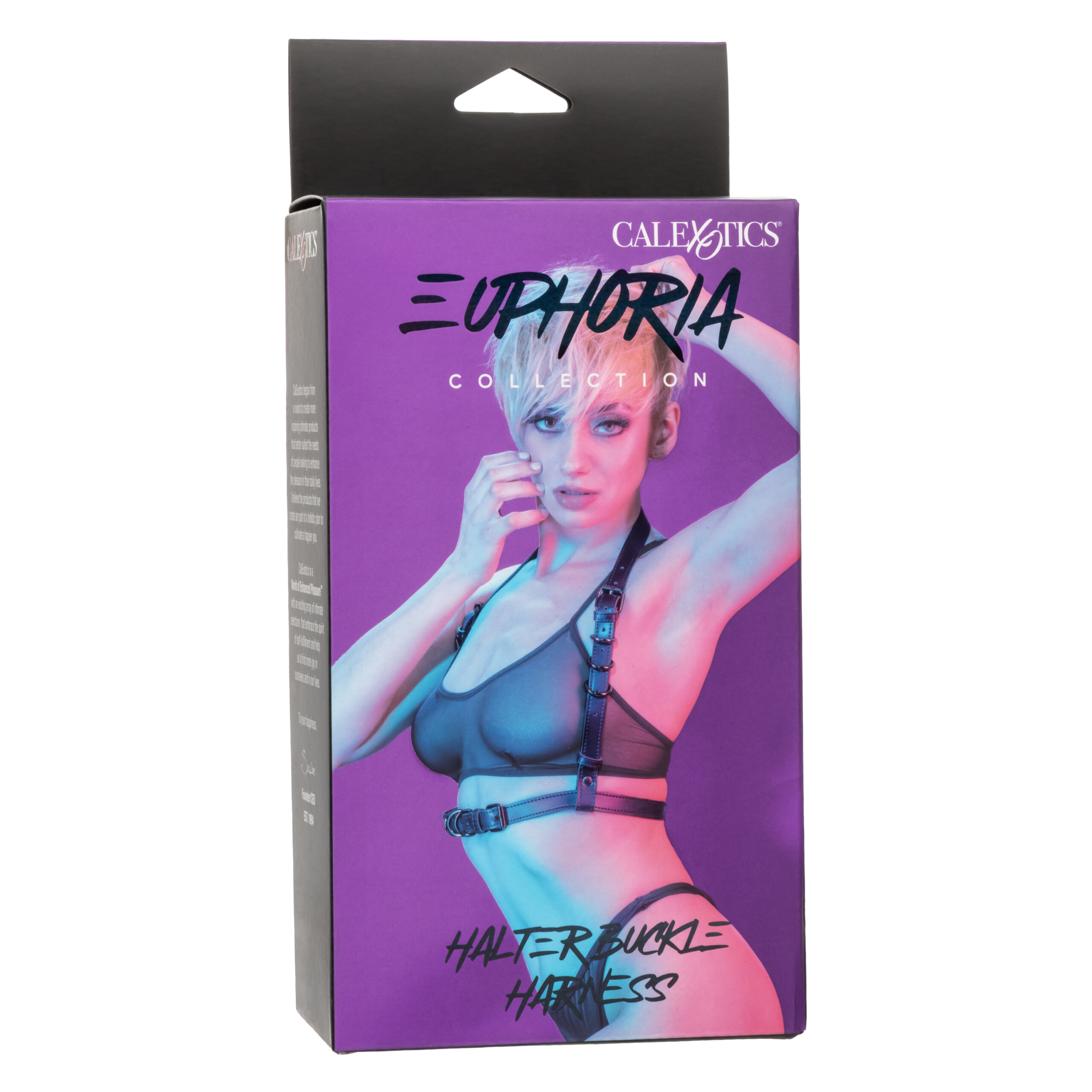 euphoria collection halter buckle harness black euphoria collection halter buckle harness black