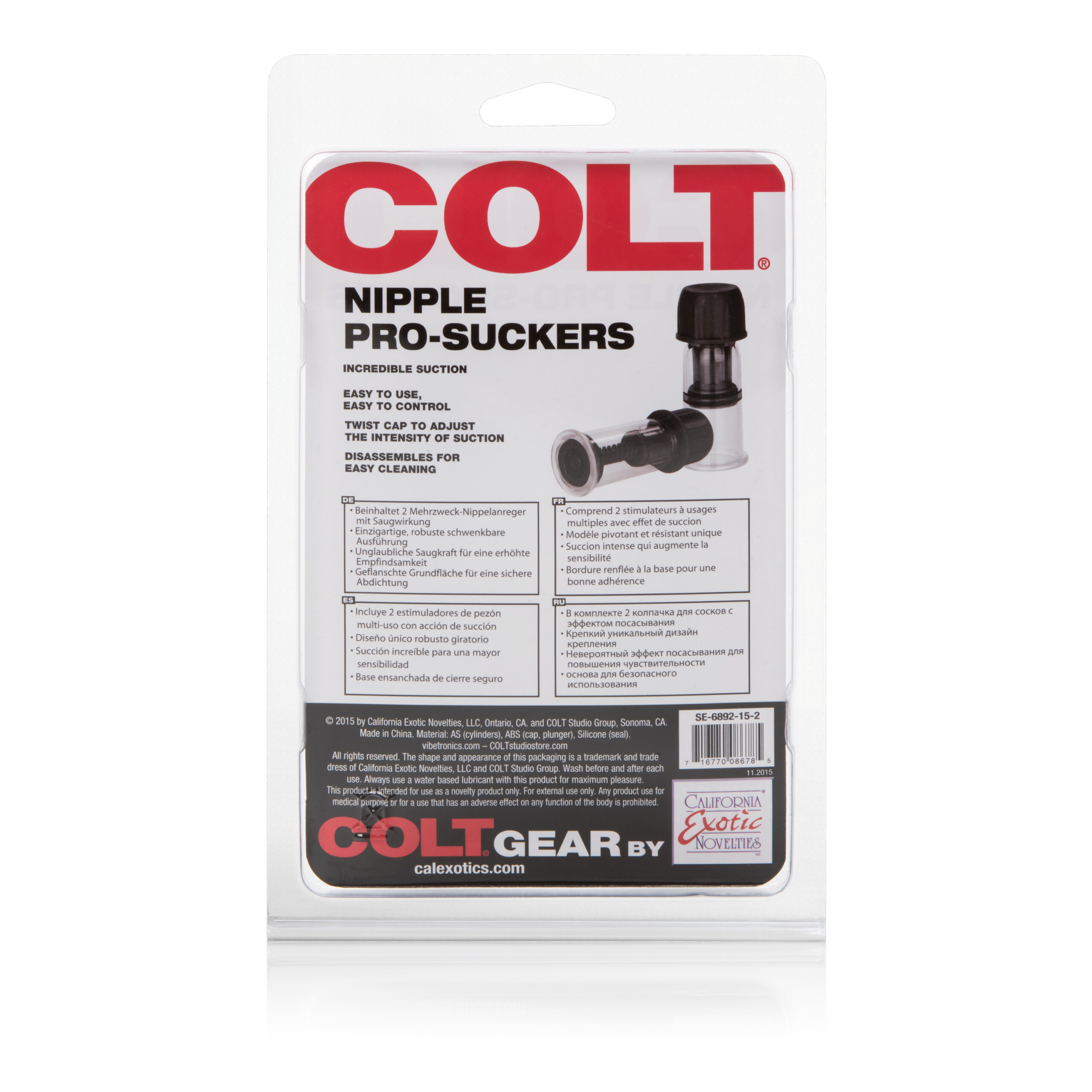 colt nipple pro suckers black