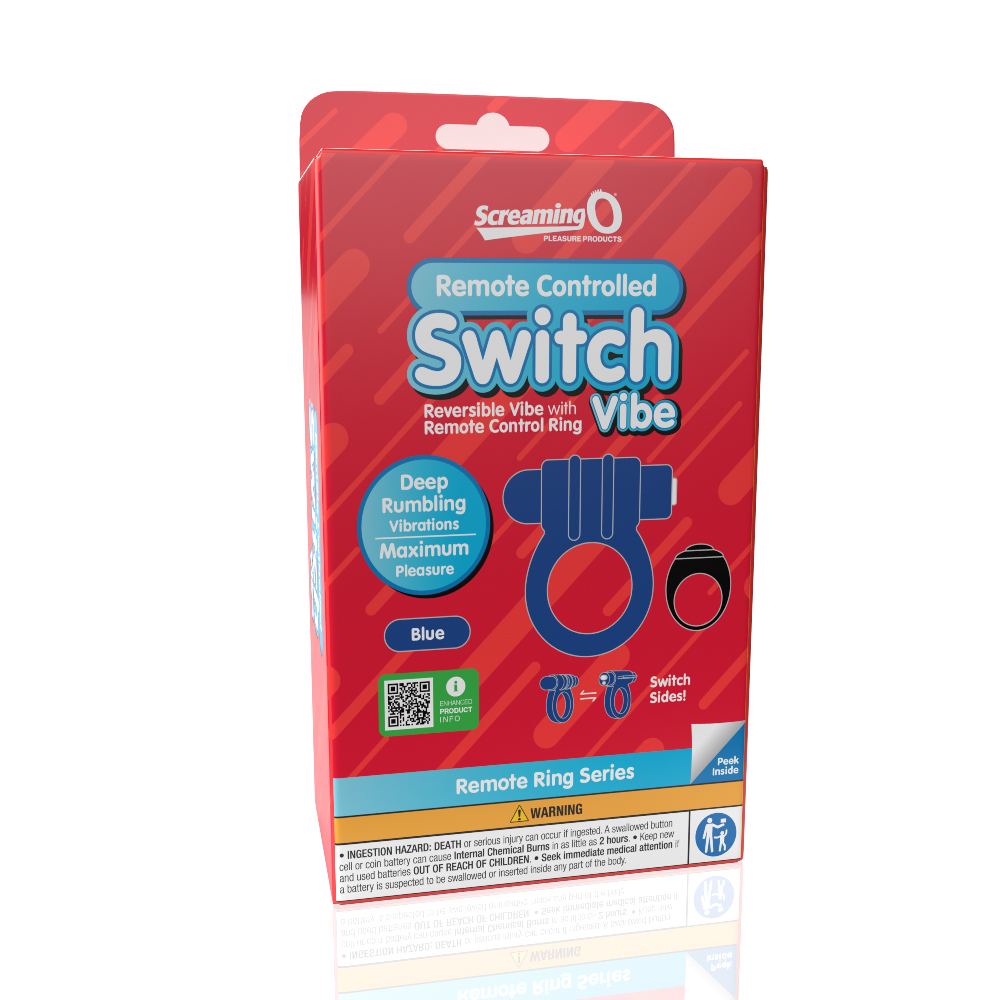 screaming o remote controlled switch vibrating ring blue screaming o remote controlled switch vibrating ring blue