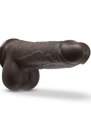dr. skin silicone dr. murphy 8 inch thrusting dildo chocolate
