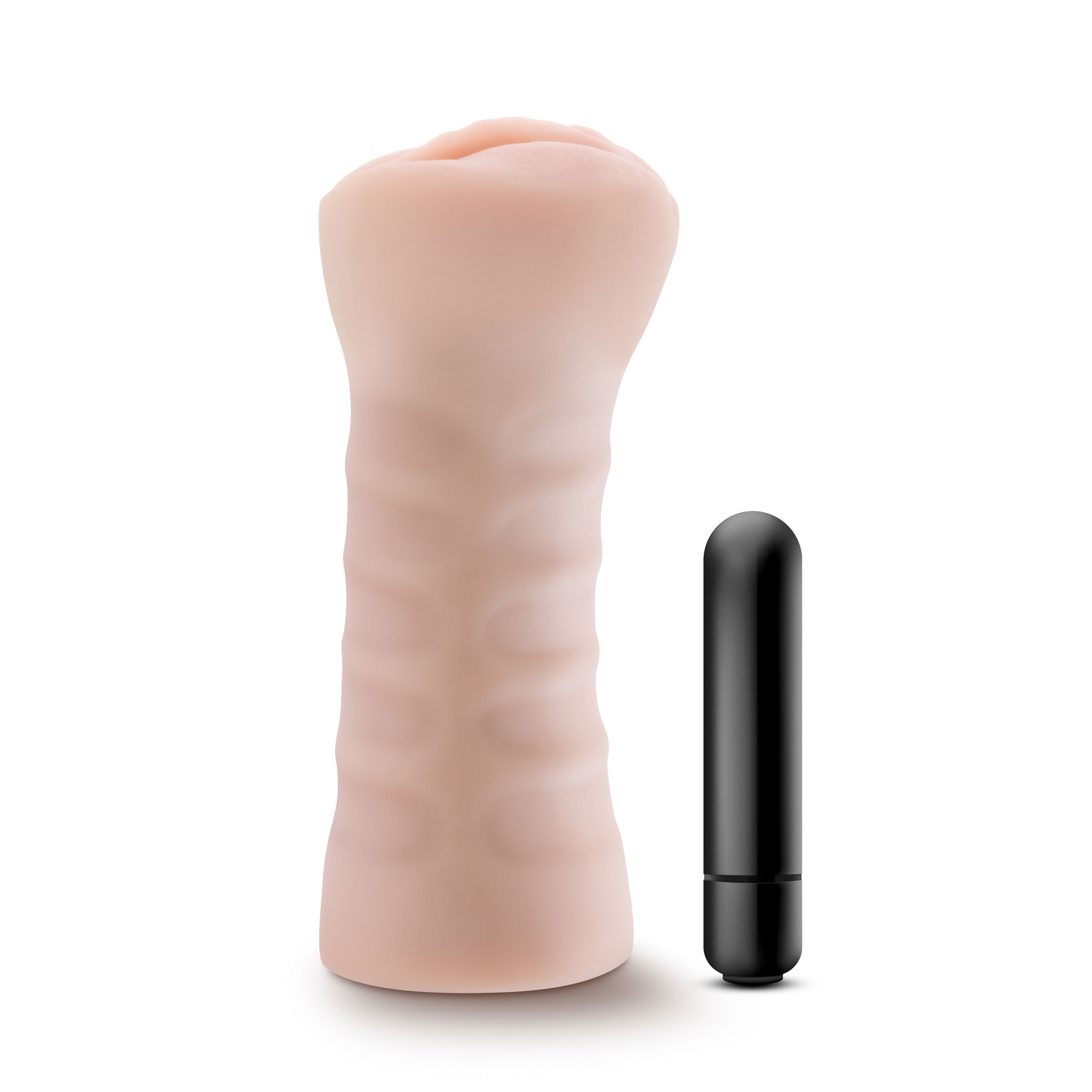 enlust destini vibrating stroker beige