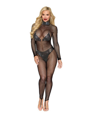 bodystocking dmnd one size black