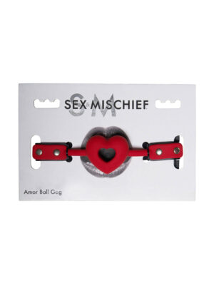 amor ball gag red