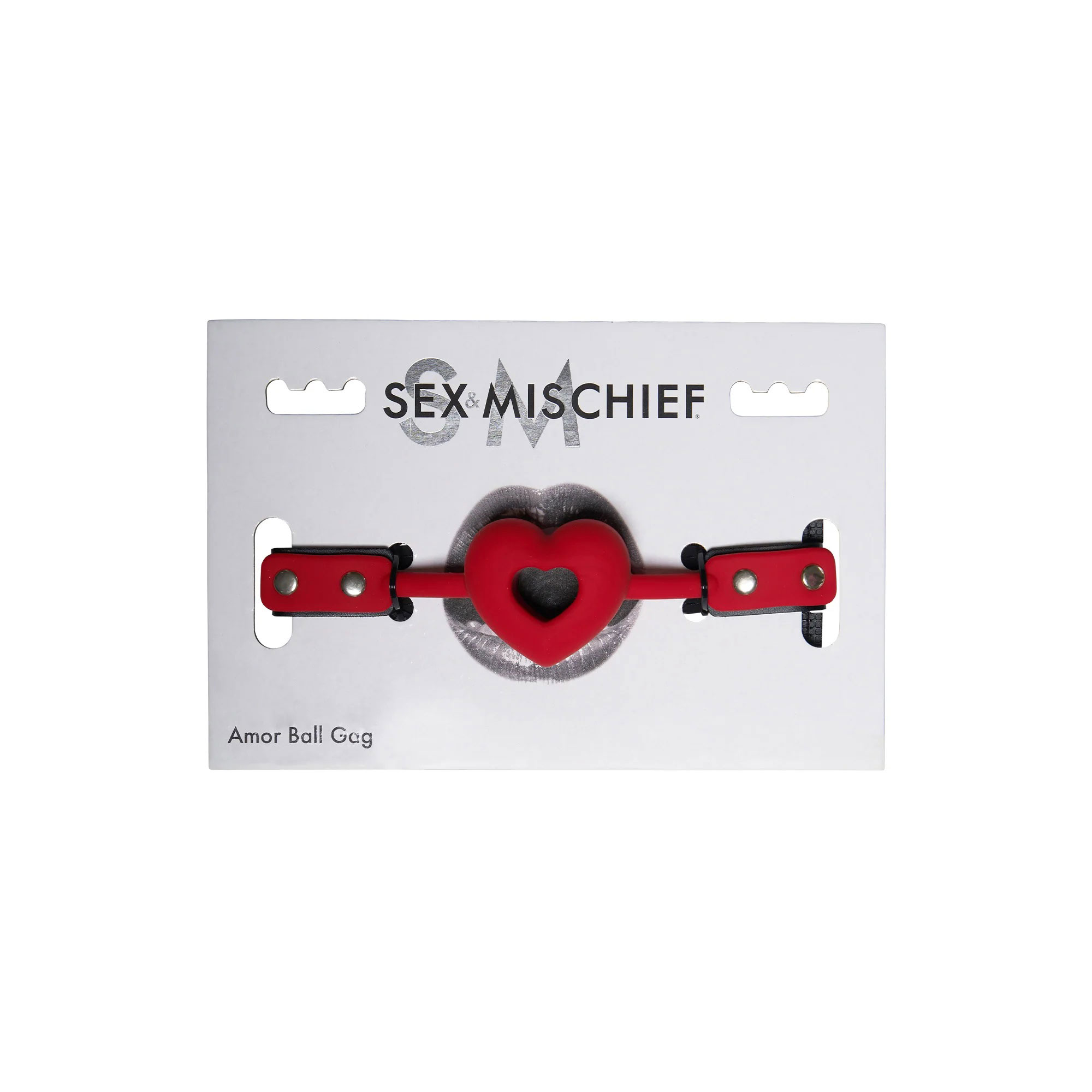 amor ball gag red