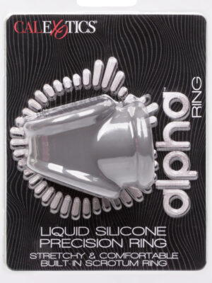alpha liquid silicone precision ring gray