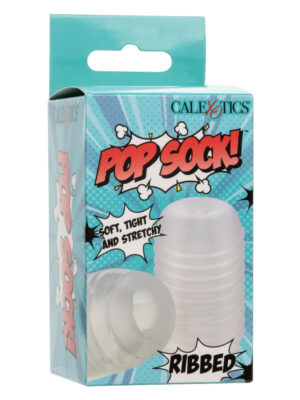 pop sock ribbed clear pop sock ribbed clear