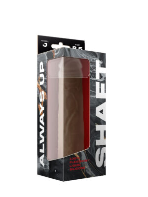 shaft model j 8.5 inch liquid silicone dong oak