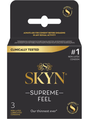 skyn supreme feel 3 count condoms skyn supreme feel 3 count condoms
